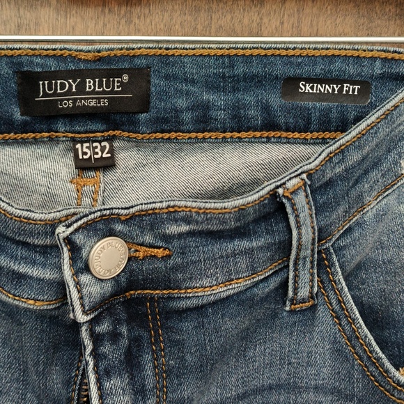 JUDY BLUE Skinny Fit Jeans w Animal Print - Picture 2 of 11